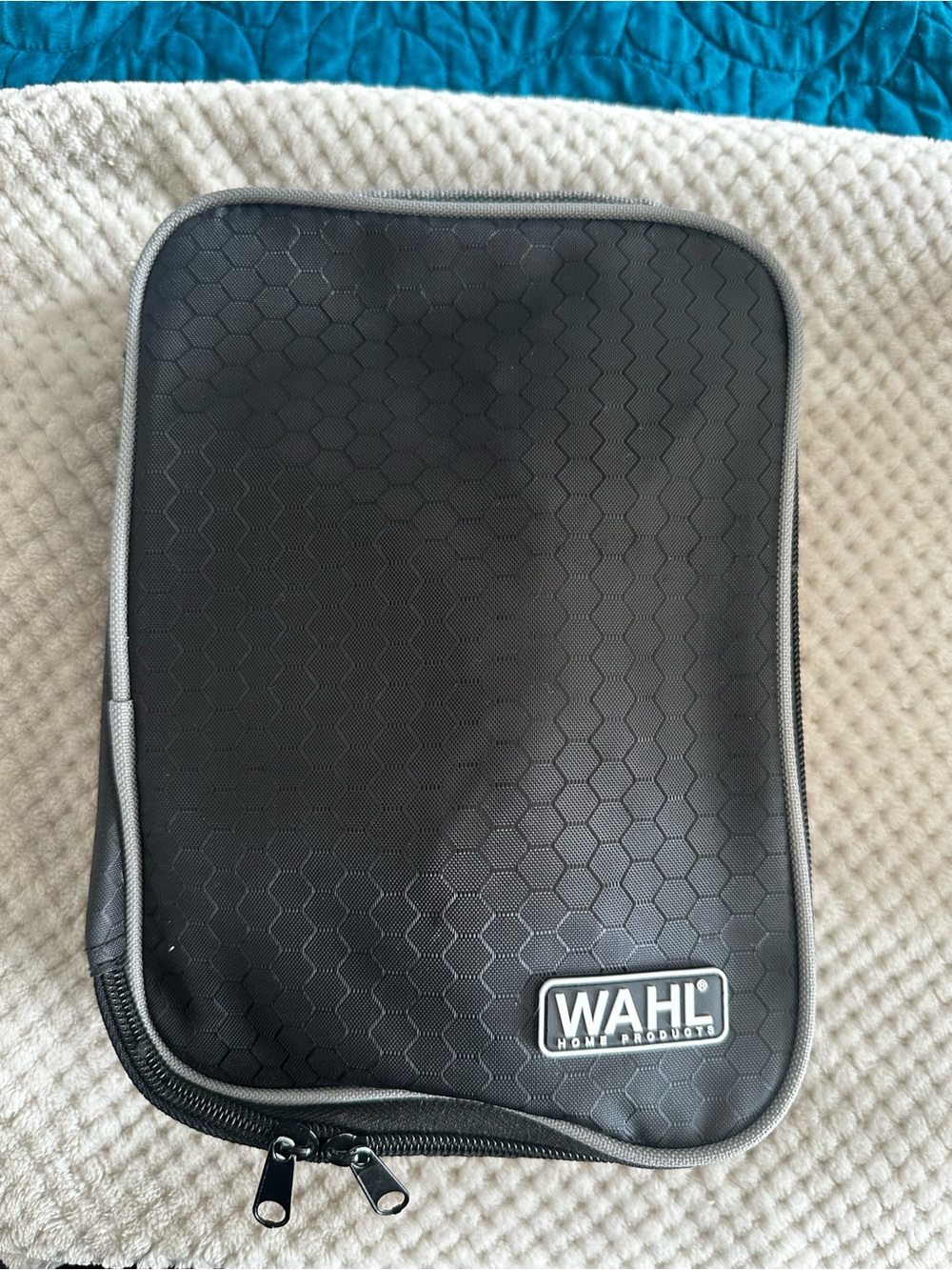 Wahl Black and Gray Hex-Pattern Tool Case